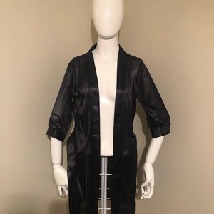 See through black robe